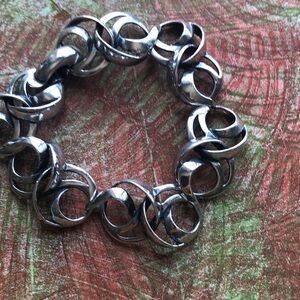 Designer Armband Ottaviani vintage sterling silver bracelet signed